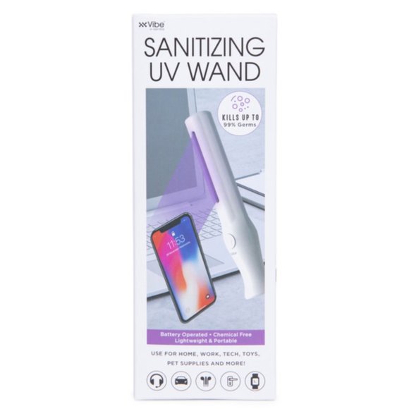 XX ViBE E-SSENTiAL UV SANiTiZiNG HANDHELD WAND 🪄 💡 - Picture 1 of 3